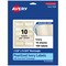 Avery Pearlized Ivory Rectangle Labels with Sure Feed Technology, Print-to-the-Edge, 1.5" x 3.75"
